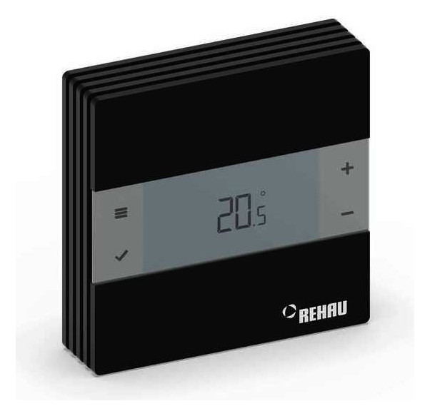 Rehau NEA H 230 V - Siyah Termostat 1