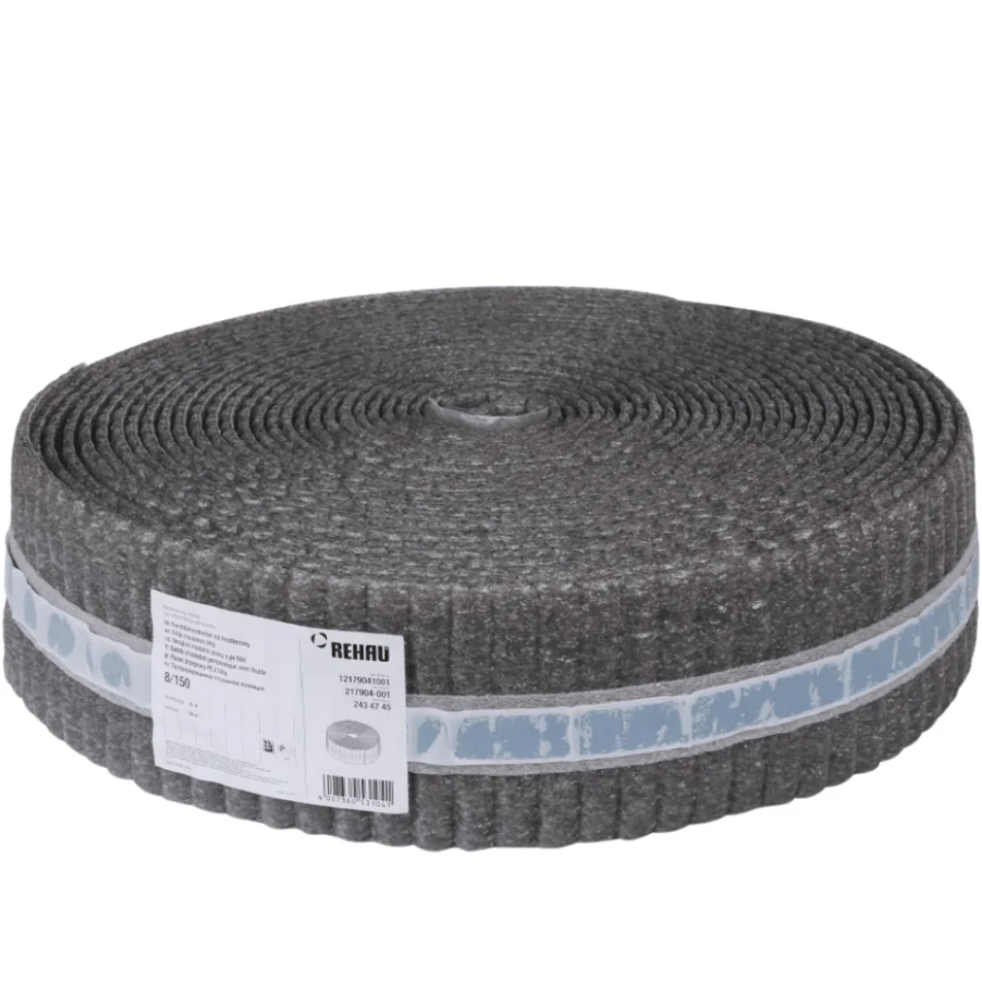 Rehau Folyolu Kenar İzolasyon Bandı Yapışkanlı 8/150 mm - Yerli 1