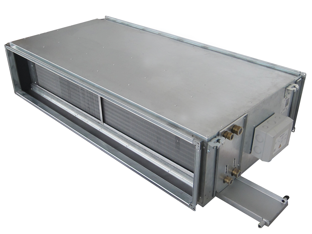 Ventas VFC-YB 102 2 Borulu Yüksek Statik Basınçlı Gizli Tavan Tipi Fancoil - EC Fanlı - Sol Bağlantılı 1