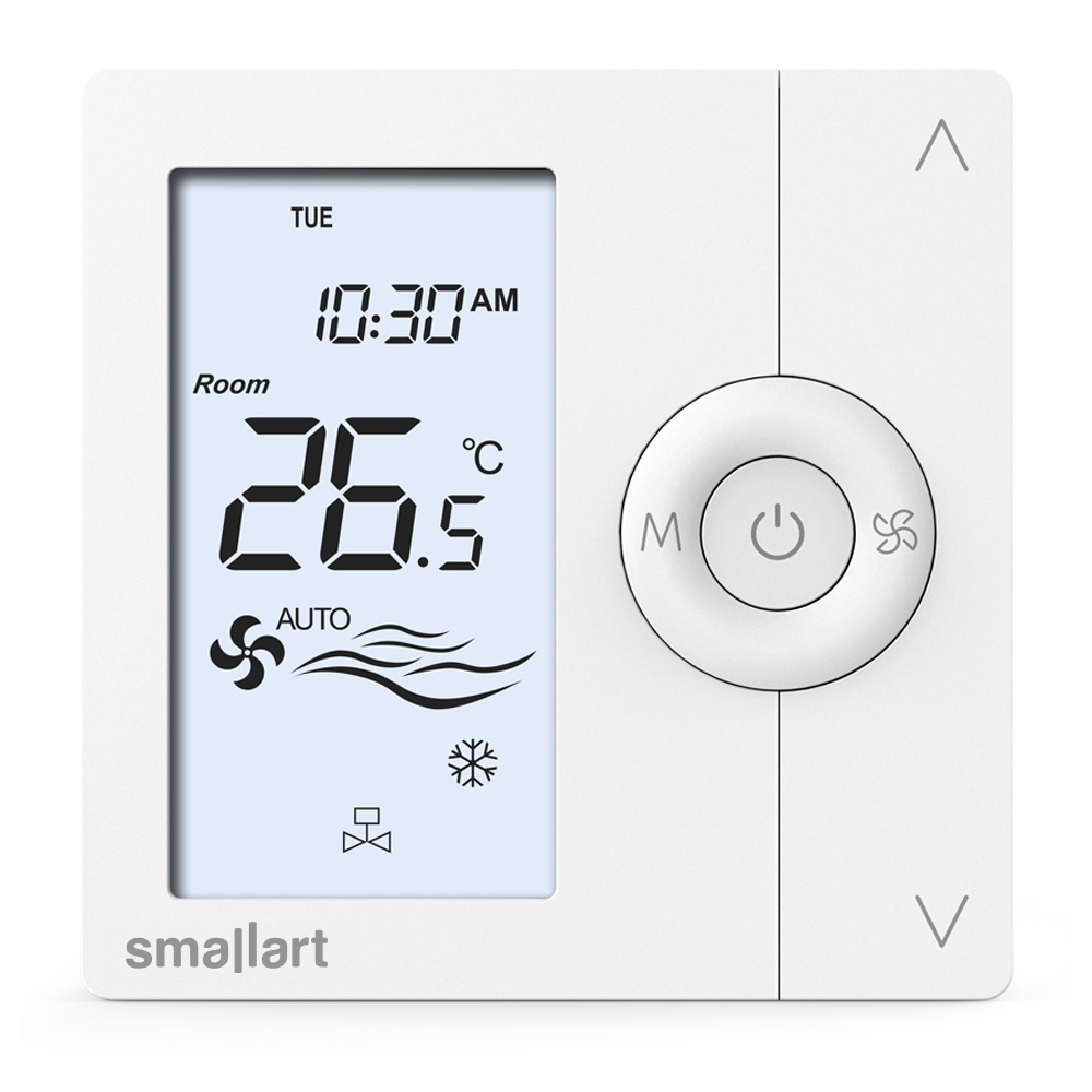 Smallart SM2103-SDWM Wi-Fi Kontrollü Fancoil Termostatı (Modbus TCP/IP via Wi-Fi) 1